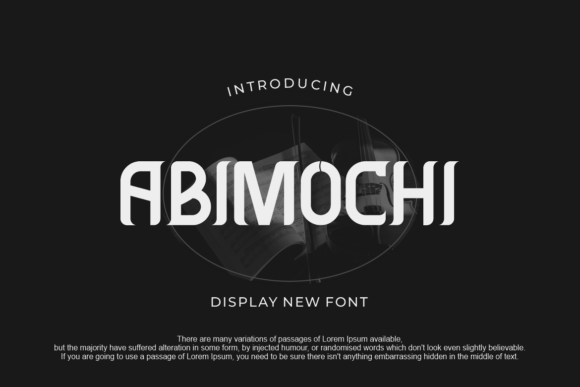 Abimochi: A Stylish Display Font for All