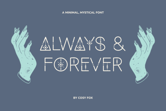 Always and Forever: A Hand-Drawn Display Font That Elevates Your Creative Projects