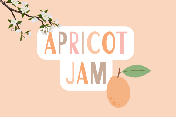 Apricot Jam: A Sweet and Quirky Font for All Things Playful