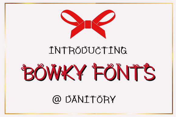 Bowky: A Sweet and Stylish Font for Creative Projects
