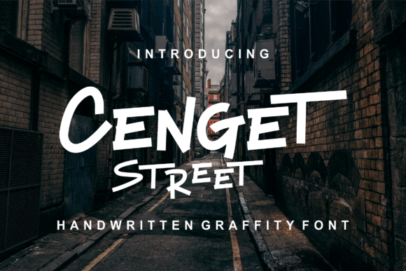 Cenget Street: A Modern Urban Font for Trendy Designs