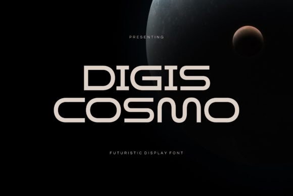 Digis Cosmo: A Futuristic Display Font for Modern Design
