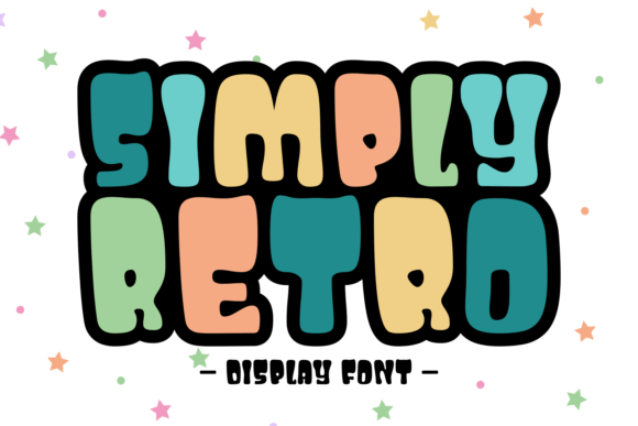 Discover the Fun and Flair of Simply Retro: A Playful Display Font for Every Project