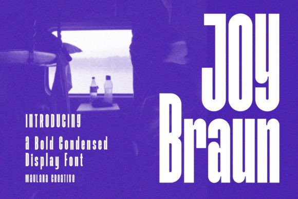 Discover the Versatility of Joy Braun: A Modern Sans Display Font for Every Project