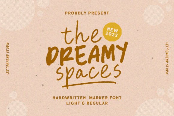 Dreamy Spaces: A Stylish Brush Font