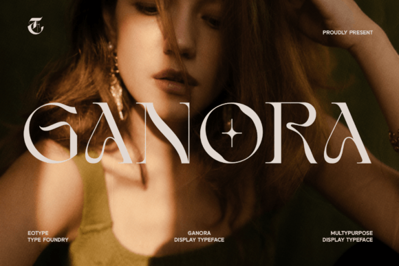 Ganora: A Versatile Semi-Serif Display Font for Professional and Creative Workflows