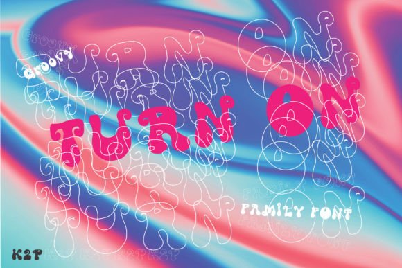 Groovy Turn On: A Whimsical Font for Timeless Design