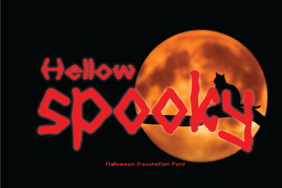 Hellow Spooky: A Halloween-Inspired Display Font for All Occasions