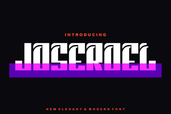 Joseroel: A Unique Display Font