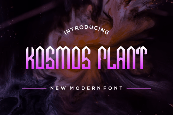 Kosmos Plant: A Stylish Font for Modern Design Projects