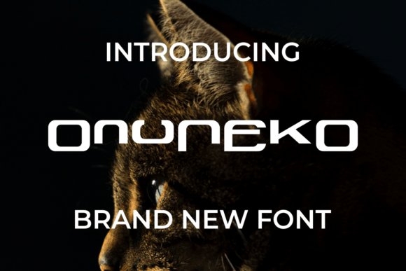 Onuneko: A Modern and Versatile Display Font for Creative Projects