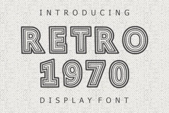 Retro 1970: A Bold and Timeless Display Font for Every Project