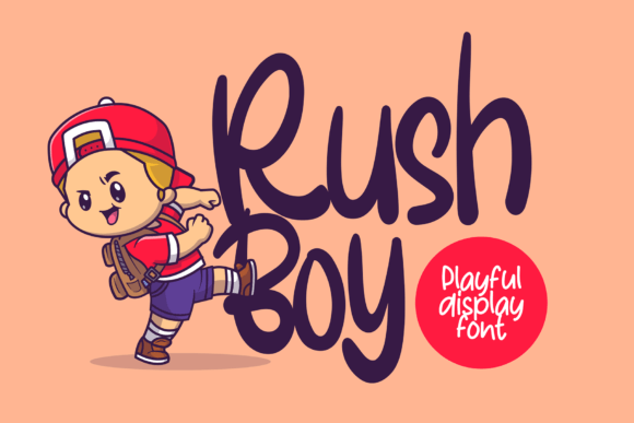 Rush Boy Font: A Handwritten Touch for Creative Designs