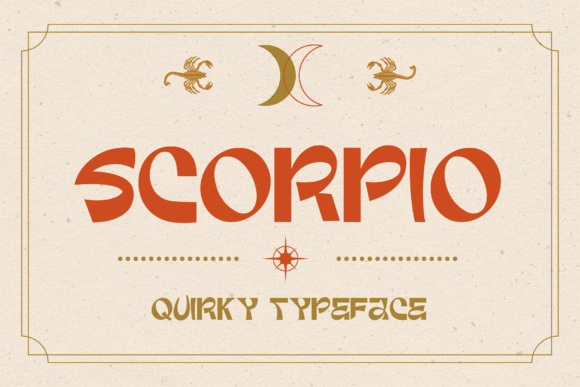 Scorpio: A Quirky Display Typeface for Modern Designers
