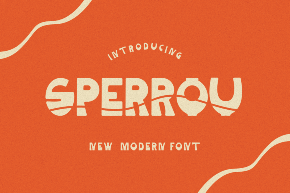 Sperrou: A Playful and Unique Display Font for Creative Projects